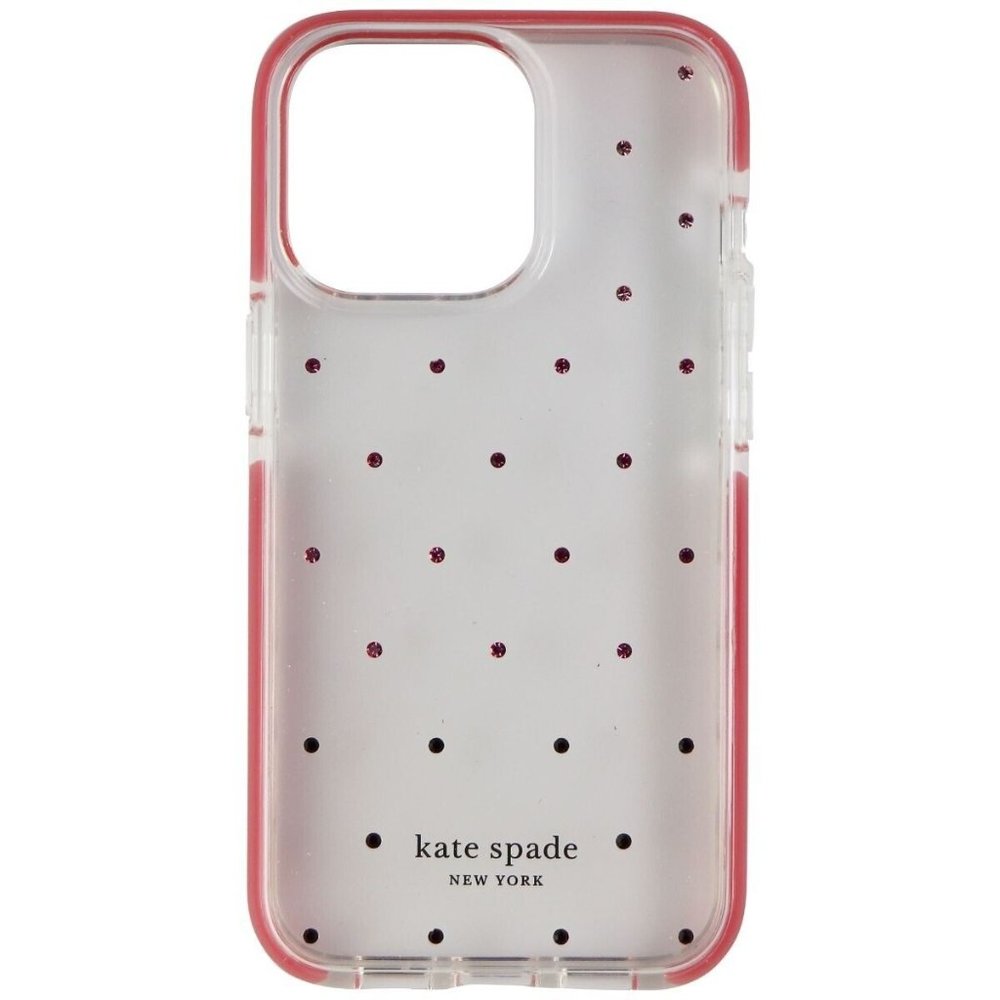 Kate Spade Pink Ombe Dot Rhinestone Case - iPhone 13 Pro